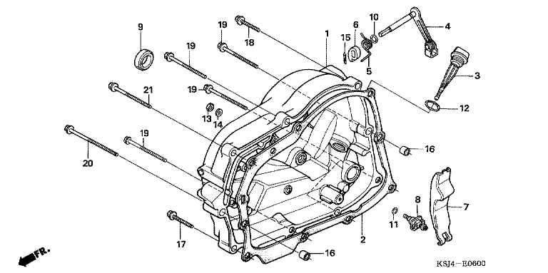 RIGHT CRANKCASE COVER