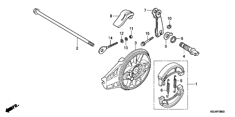 REAR BRAKE PANEL