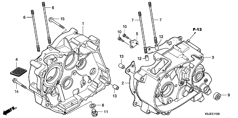 CRANKCASE (CRF80F)
