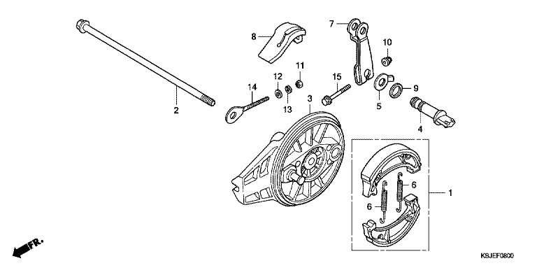 REAR BRAKE PANEL