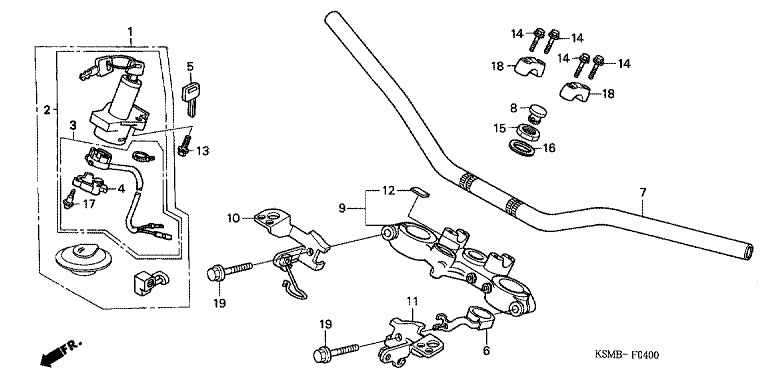 HANDLE PIPE/TOP BRIDGE