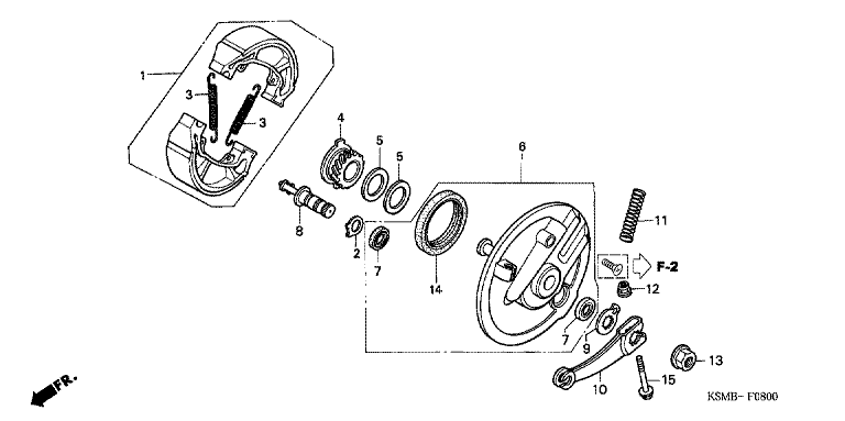 FRONT BRAKE PANEL