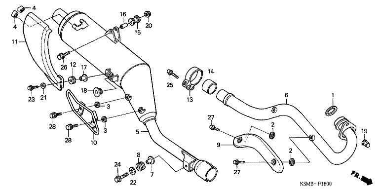 EXHAUST MUFFLER
