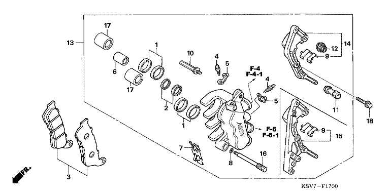 FRONT BRAKE CALIPER