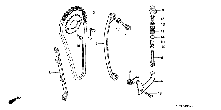 CAM CHAIN/TENSIONER