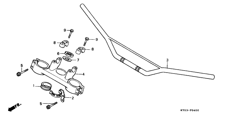 HANDLE BAR/TOP BRIDGE (1)