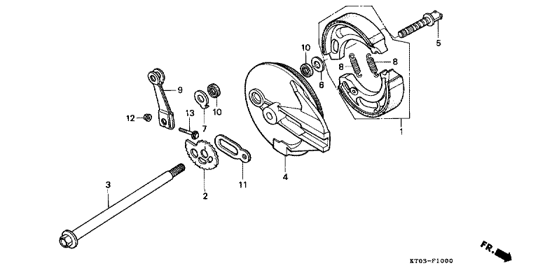 REAR BRAKE PANEL