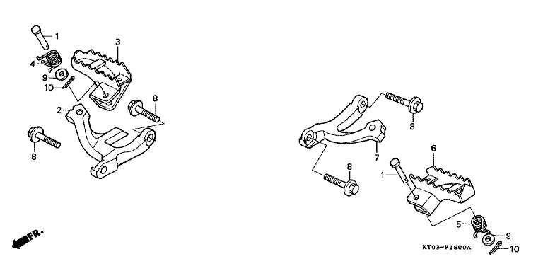 FOOTPEG/FOOTREST