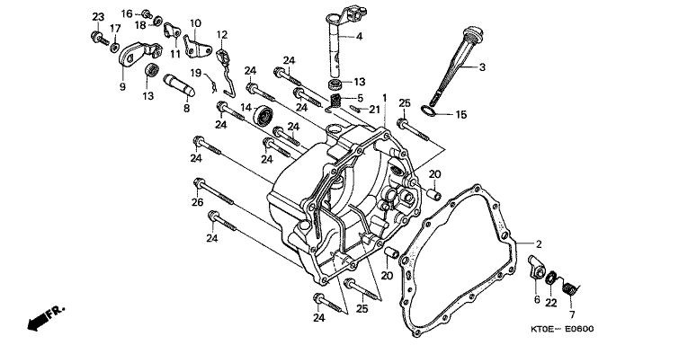 RIGHT CRANKCASE COVER