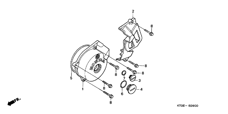 LEFT CRANKCASE COVER