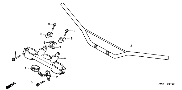 HANDLE BAR/TOP BRIDGE (1)