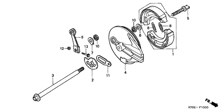 REAR BRAKE PANEL