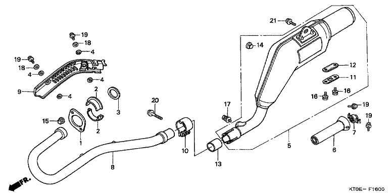 EXHAUST MUFFLER