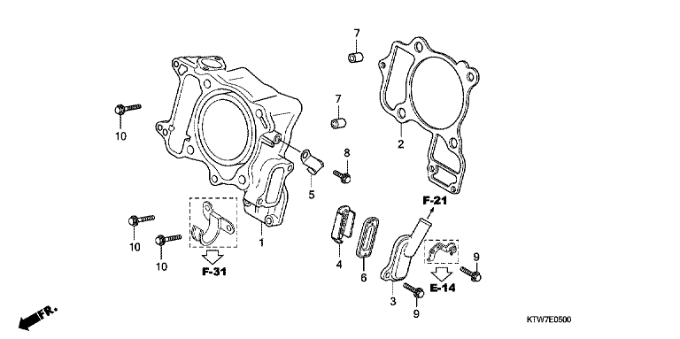CYLINDER/REED VALVE