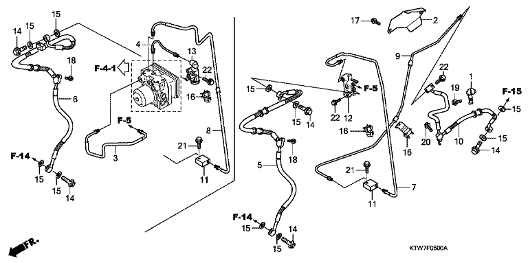 RR. BRAKE HOSE/BRAKE PIPE