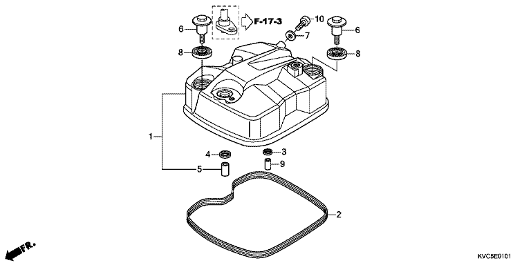 CYLINDER HEAD COVER (GLH125SH)