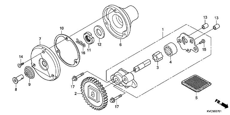 OIL PUMP (GLH125SH)