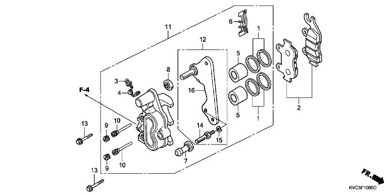 FRONT BRAKE CALIPER