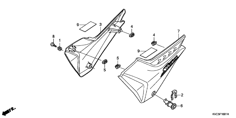 SIDE COVER (GLH125SH)