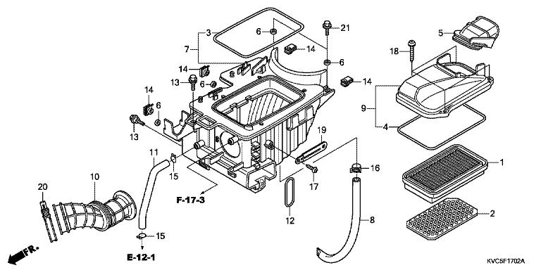 AIR CLEANER (GLH125SH)