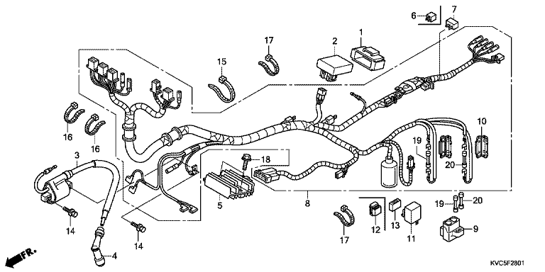 WIRE HARNESS (GLH125SH)