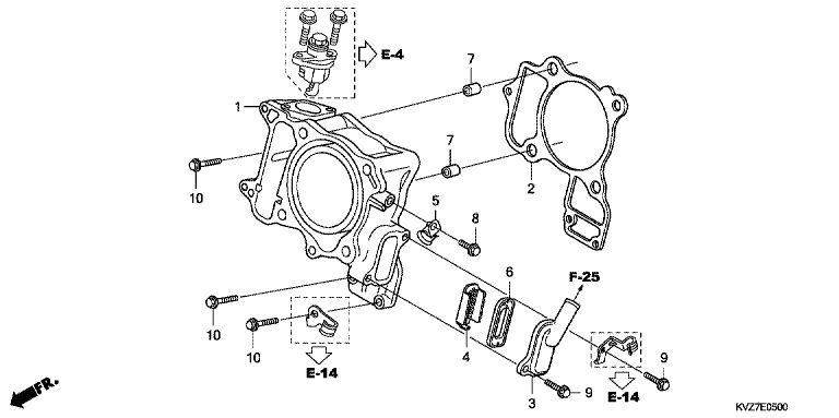 CYLINDER/REED VALVE