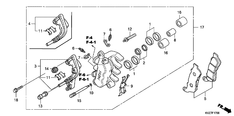 FRONT BRAKE CALIPER