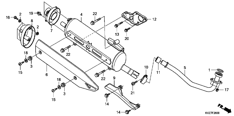 EXHAUST MUFFLER