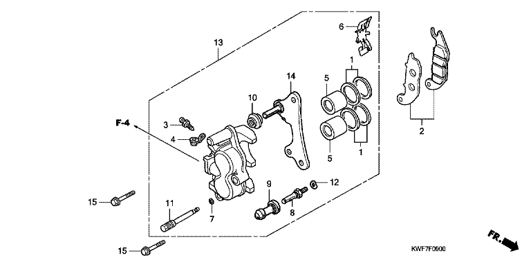 FRONT BRAKE CALIPER