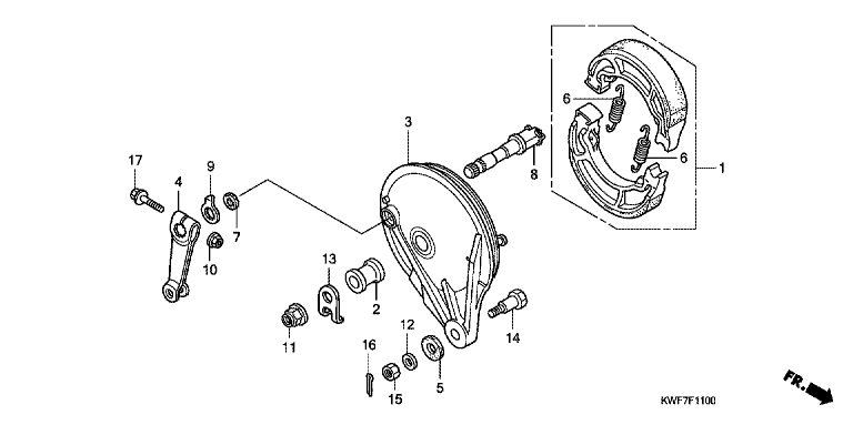 REAR BRAKE PANEL