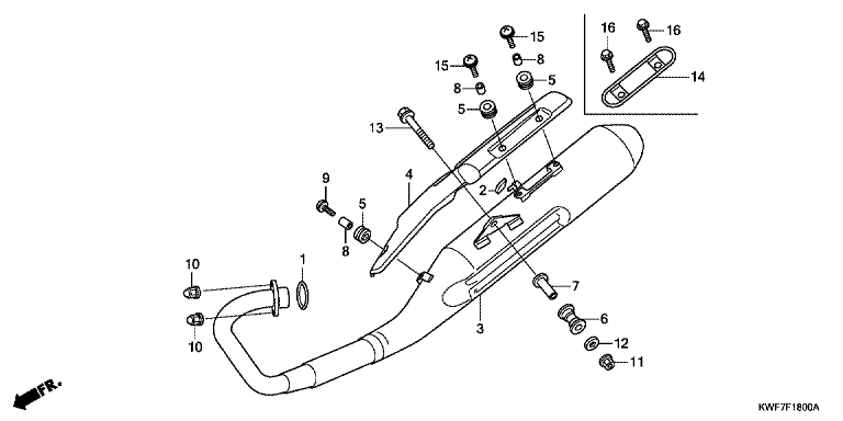 EXHAUST MUFFLER