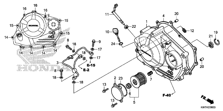 RIGHT CRANKCASE COVER