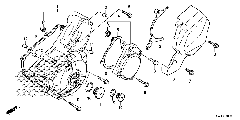 LEFT CRANKCASE COVER