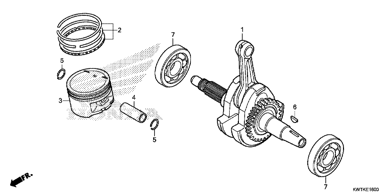 CRANKSHAFT/PISTON