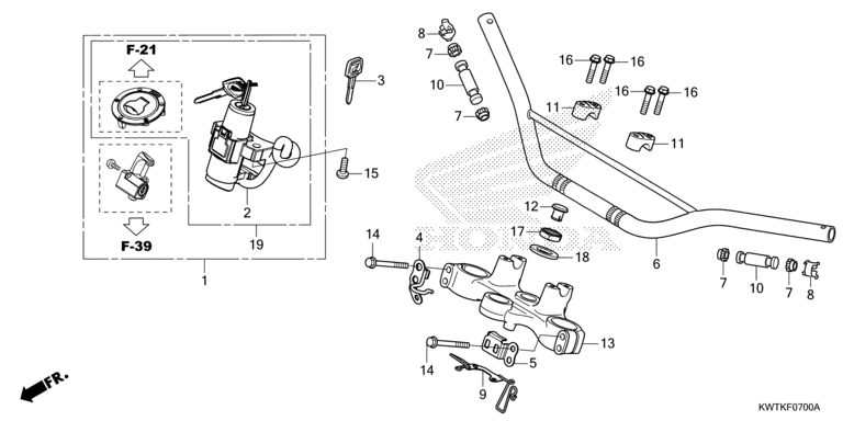 HANDLE BAR/TOP BRIDGE