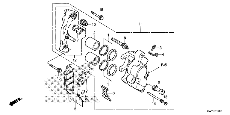 FRONT BRAKE CALIPER