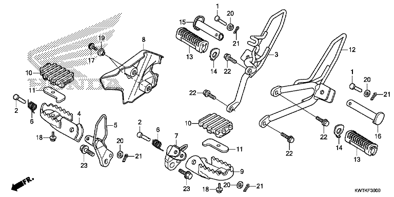 FOOTPEG/FOOTREST