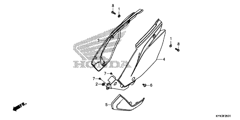 SIDE COVER (CRF110FK/L/M/N)