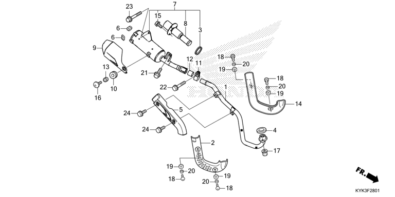 EXHAUST MUFFLER (CRF110FK/L/M/N)