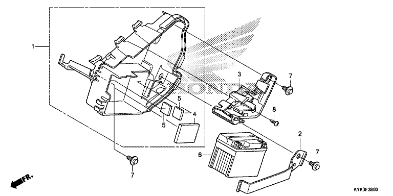 BATTERY (CRF110FD/E/H/J)