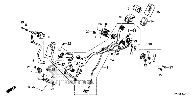 WIRE HARNESS (CRF110FK/L/M/N)