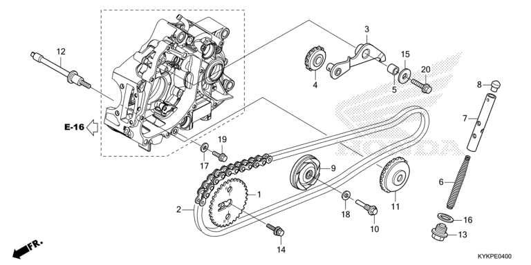 CAM CHAIN/TENSIONER