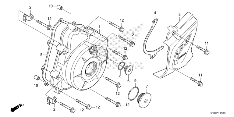 LEFT CRANKCASE COVER