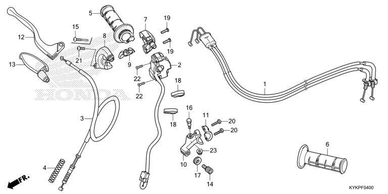 HANDLE LEVER/SWITCH/CABLE