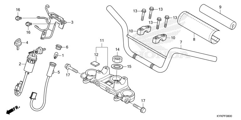HANDLE BAR/TOP BRIDGE
