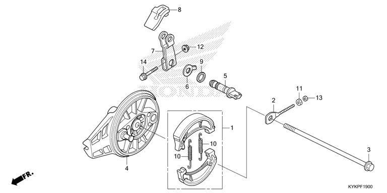 REAR BRAKE PANEL