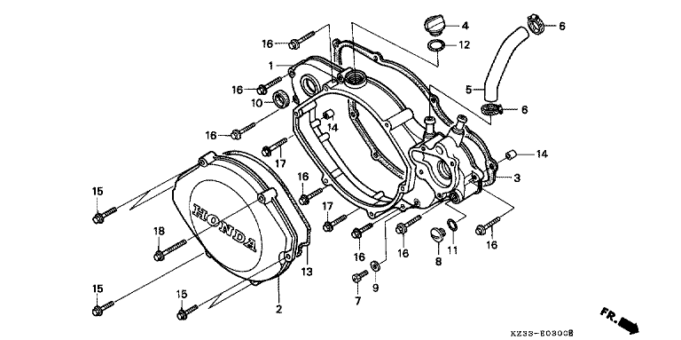 RIGHT CRANKCASE COVER