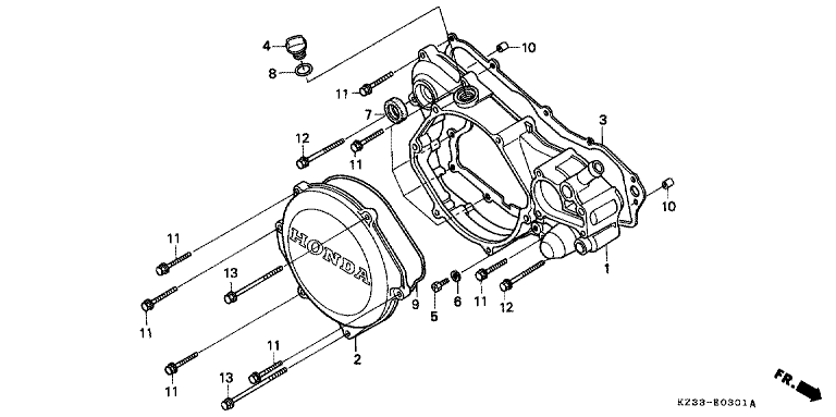 RIGHT CRANKCASE COVER