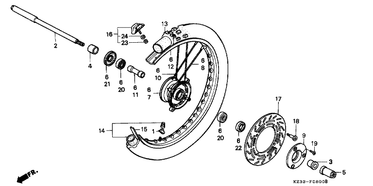 FRONT WHEEL