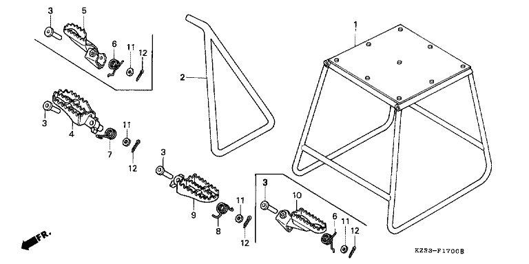 STAND/FOOTPEG/FOOTREST